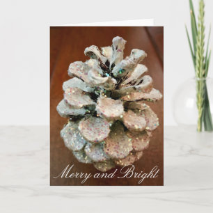 Merry und Bright Feiertagskarte