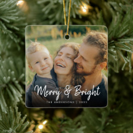 Merry und Bright | Frohes Weihnachtsfest in der Fa Keramikornament