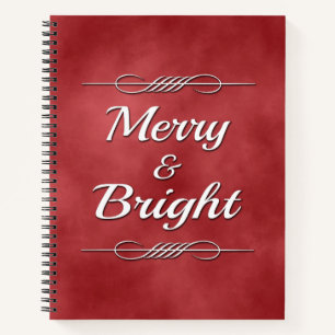 Merry und Bright Notizbuch