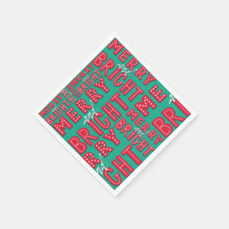 Merry und Bright Serviette