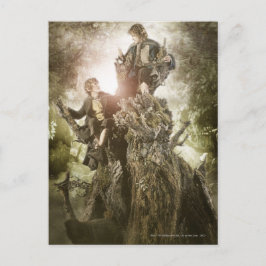 Merry und Peregrin auf Treebeard Postkarte
