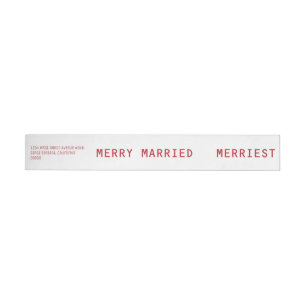 Merry Verheiratet Merriest Red Wedding Newlyweds