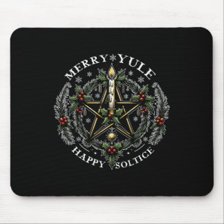 Merry Weihnachten & amp; glücklicher Solstice Mousepad