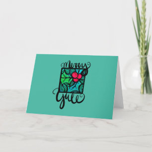 Merry Weihnachten Karte