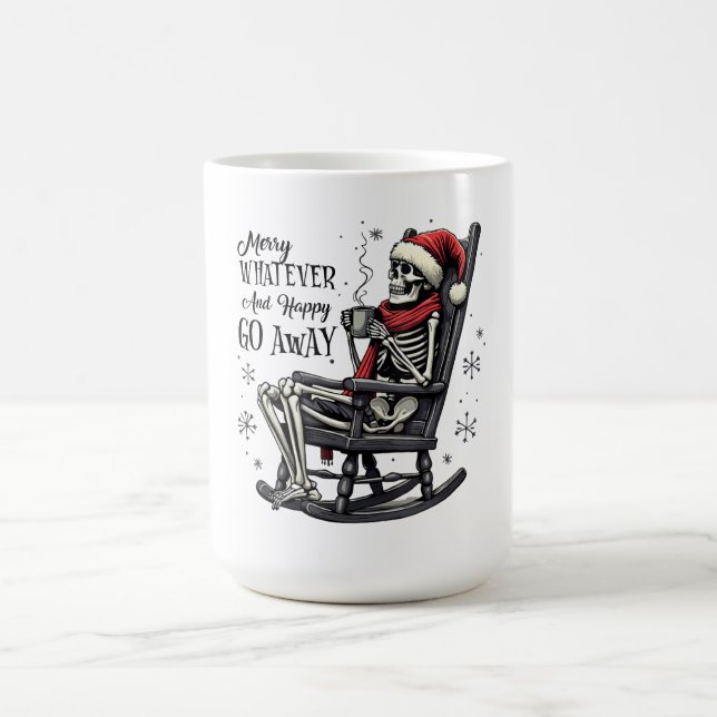 Merry Whatever and Happy Go Away Kaffeetasse (Mittel)