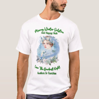 Merry Winter Solstice und Happy Weihnachten T-Shirt