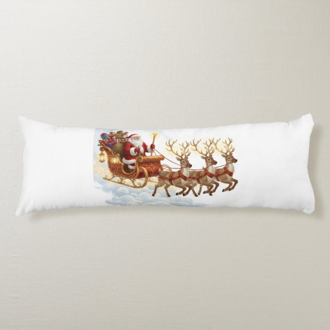 Merry Wishes from the Midnight Sky Seitenschläferkissen (Vorderseite)