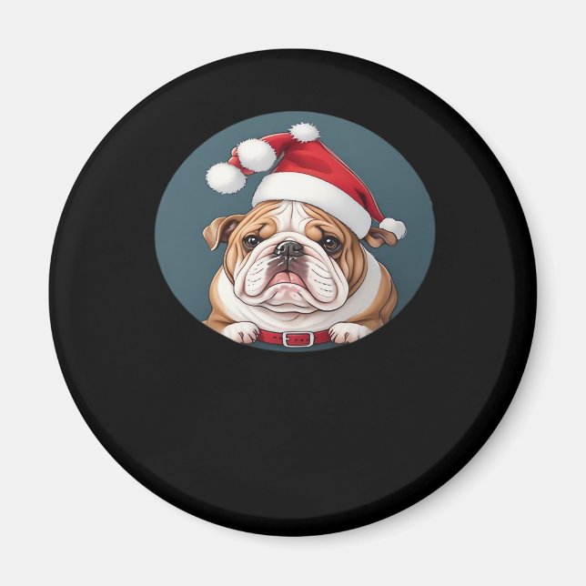 Merry Woofmas Classic T - Shirt_1 Magnet (Vorne)