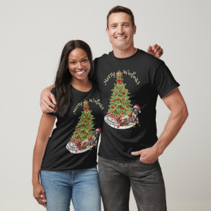 Merry Woofmas Dog Design - Great Dane T-Shirt