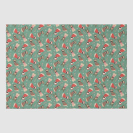 Merry Woofmas Mops Hunde Seidenpapier