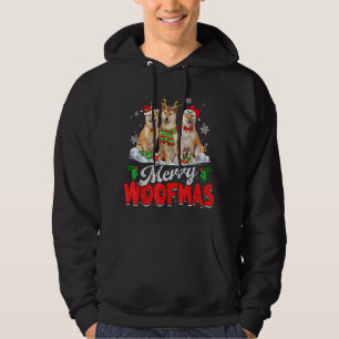 Merry Woofmas Shiba Inu Dog Weihnachtshund Lover X Hoodie