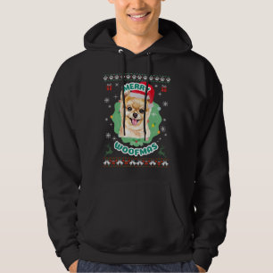 Merry Woofmas Spitz Hoodie