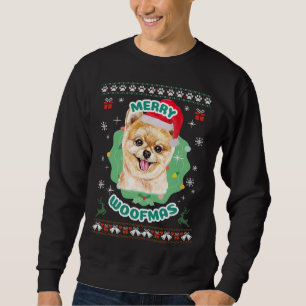 Merry Woofmas Spitz Sweatshirt
