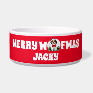 Merry Woofmas Weihnachts-Haustier Hund Napf