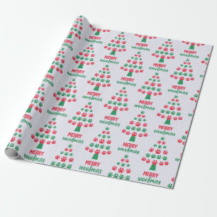 Merry Woofmas Wrapping Paper Geschenkpapier