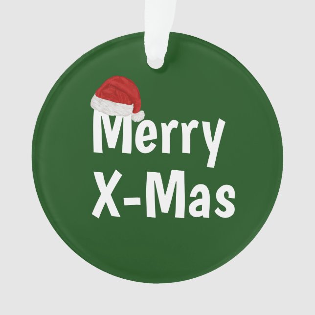 Merry X-Mas Ornament (Vorderseite)