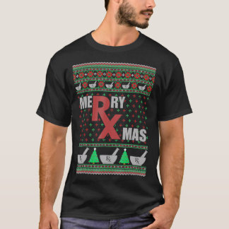 Merry Xmas Apotheker Ugly Christmas Sweater T-Shirt