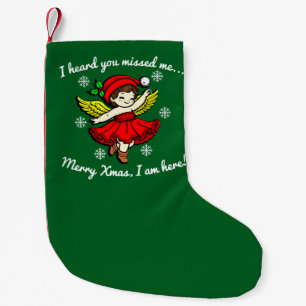 Merry Xmas bin ich hier Kleiner Weihnachtsstrumpf