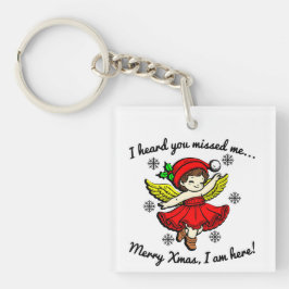 Merry Xmas bin ich hier Schlüsselanhänger