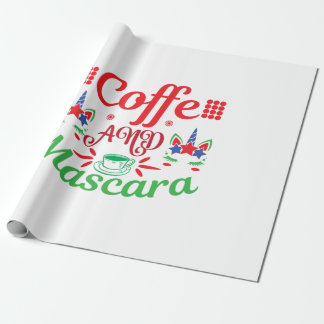 Merry Xmas Cafeine und Mascara Geschenkpapier