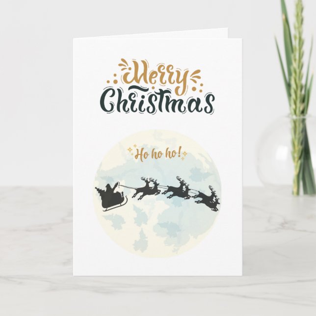 Merry Xmas Card Karte (Vorderseite)