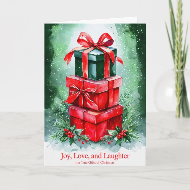 Merry Xmas Card Karte (Vorderseite)