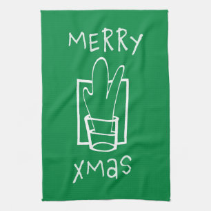 Merry Xmas Geschirrtuch