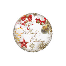 Merry Xmas Gold Red White Christmas Gefallen