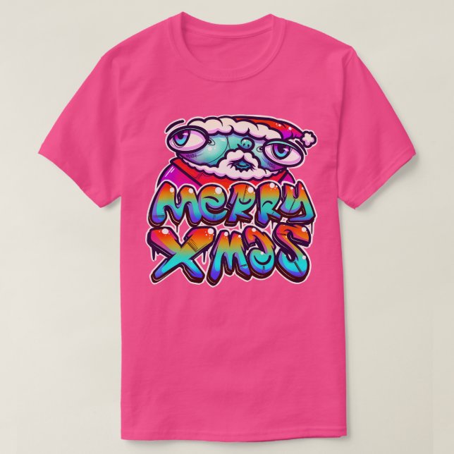 Merry Xmas Graffiti T-Shirt (Design vorne)