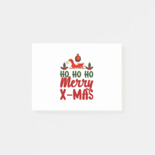 Merry Xmas Ho Ho Ho Merry Xmas Post-it Klebezettel