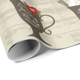 Merry Xmas Holiday Ice Creme Geschenkpapier