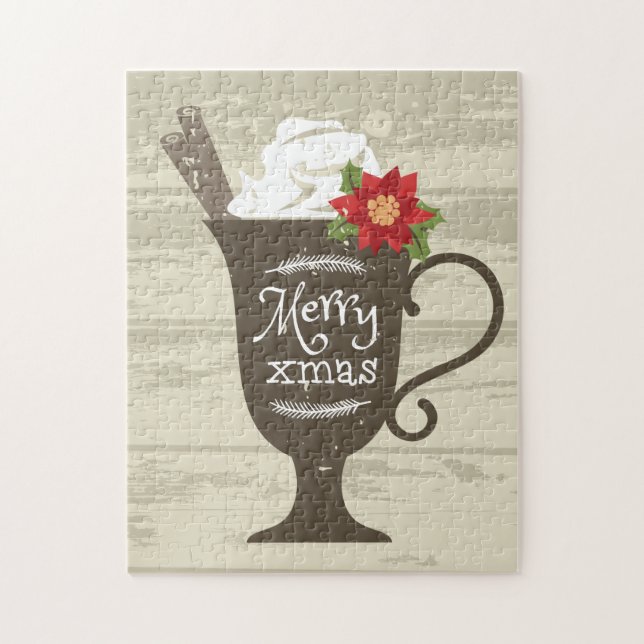 Merry Xmas Holiday Ice Creme Puzzle (Vertikal)