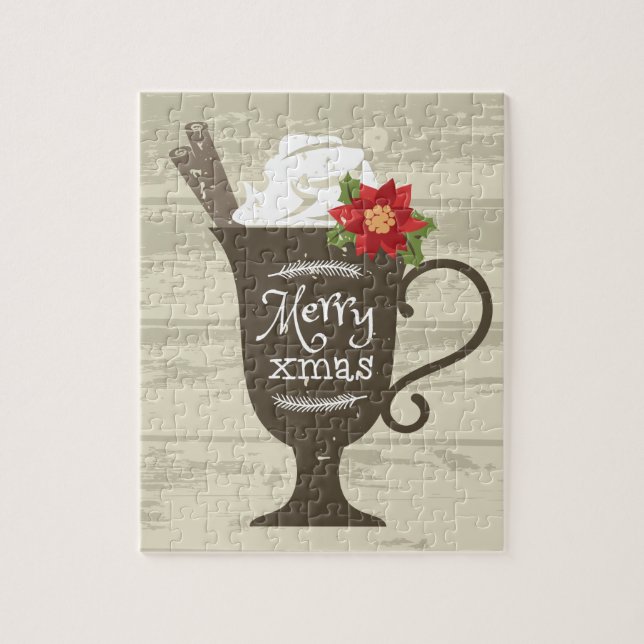 Merry Xmas Holiday Ice Creme Puzzle (Vertikal)