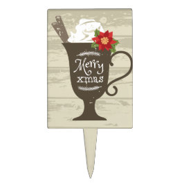 Merry Xmas Holiday Ice Creme Tortenpicker