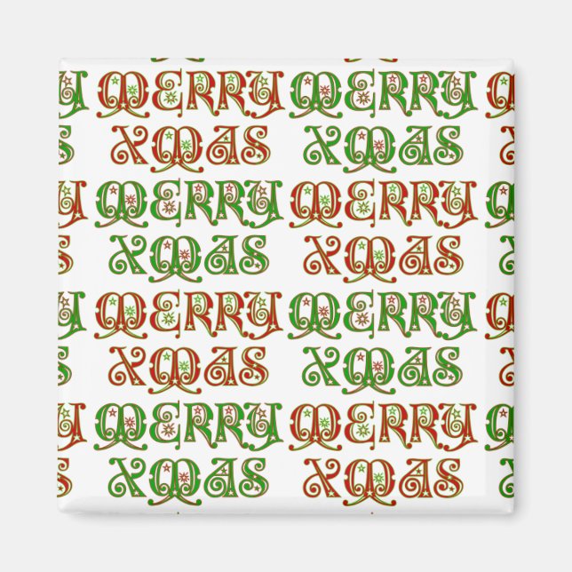 Merry Xmas Magnet (Vorne)