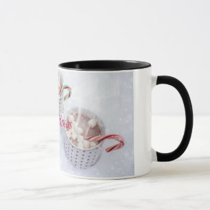 Merry Xmas - Schokolade auf dem Schnee Tasse