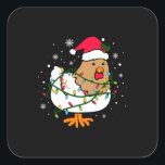 Merry Xmas Weihnachtsbaum Licht Quadratischer Aufkleber<br><div class="desc">Merry Xmas Weihnachtsbaum Licht</div>