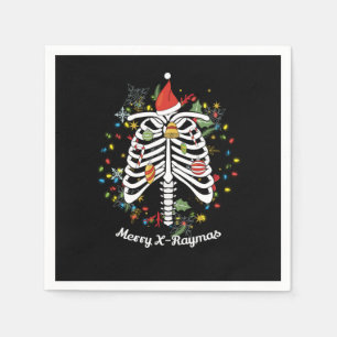 Merry XRaymas Radiotechniker Krass Tech Xmas Chr Serviette