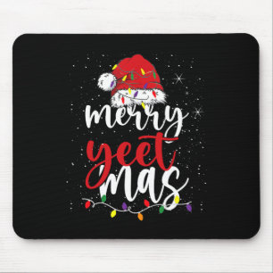 Merry Yeetmas Funny Merry Yeet Mas Christmas Slang Mousepad