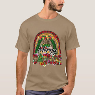 Merryeacher Weihnachtsshirlehrer Weihnachtsretro T-Shirt