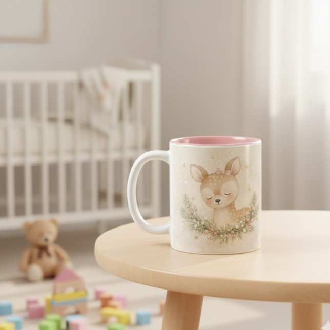 MerryMist Baby Dreams: Winter Blush – Ethereal Nur Zweifarbige Tasse (Von Creator hochgeladen)