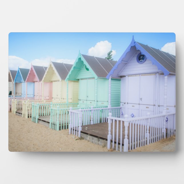 Mersea Island Beach Huts Fotoplatte (Vorderseite)