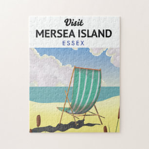 Mersia Insel Essex Reiseplakat Puzzle