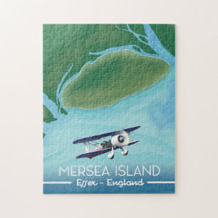 Mersia Island, Essex Vintages Reiseplakat Puzzle
