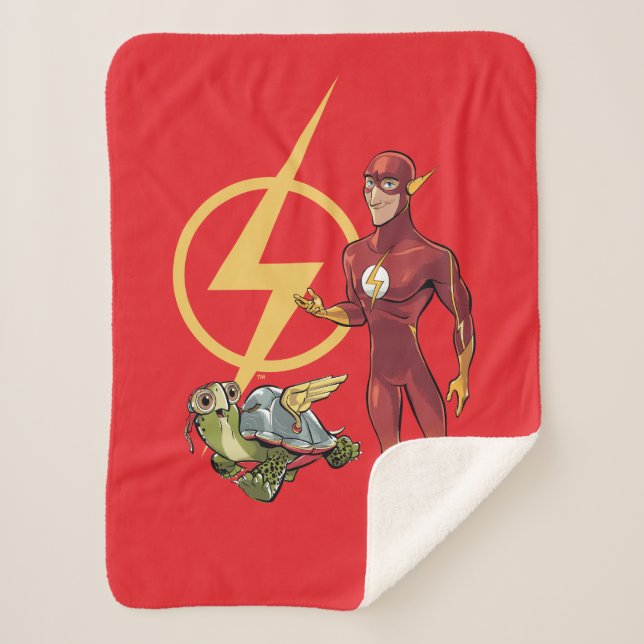 Merton und der Flash Sherpadecke (Vorderseite)