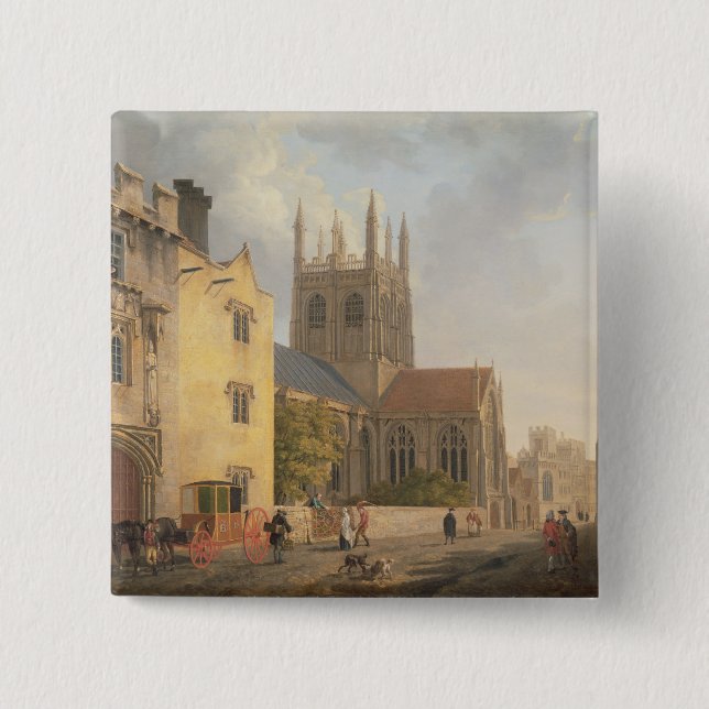 Merton Uni, Oxford, 1771 (Öl auf Leinwand) Button (Vorderseite)