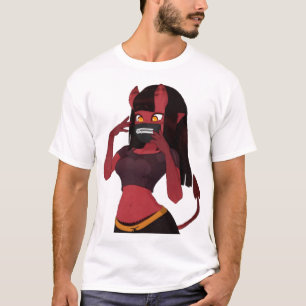 Meru The Succubus trendige Girl T-Shirt