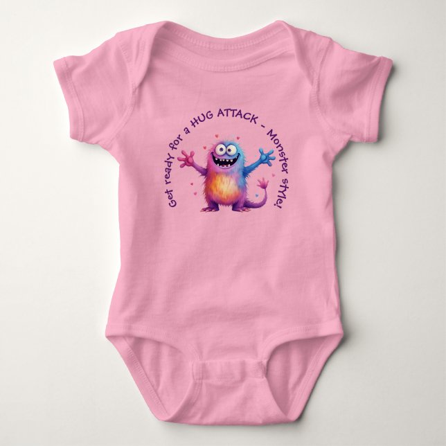 Mervin: Das hässliche Monster Baby Strampler (Vorderseite)