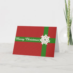 Mery Christma Gift card Feiertagskarte