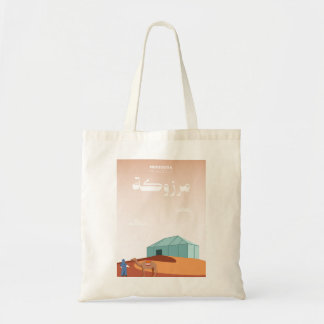 Merzouga Marokko Kunst Reise-Inspirierte Illustrat Tragetasche